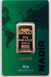 Lingou Aur Turcia fine gold 20 Gr 999_3
