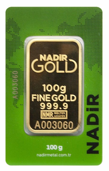 Lingou Aur Turcia fine gold 100 Gr 999