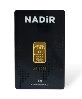 Lingou Aur Nadir 24k, fine gold 5g,puritate 999.9 